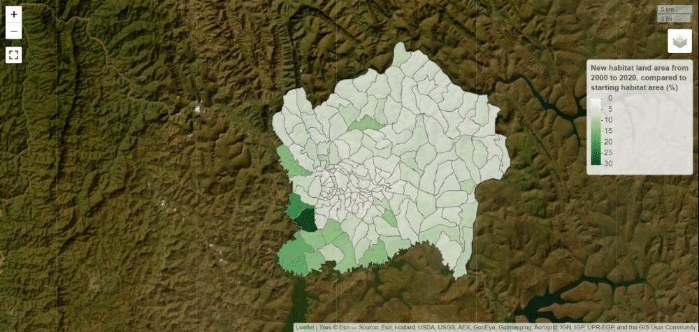 卢旺达基加利土地利用变化GIF图