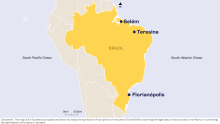 巴西地图 