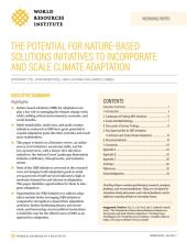The Potential for Nature-Based Solutions